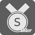 Badge Silber Icon - DiLer Symbol - Digitale Lernumgebung - Free Open Source Lernplattform - Learning Management System