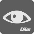 Das Auge Icon - DiLer Symbol - Digitale Lernumgebung - Free Open Source Lernplattform - Learning Management System
